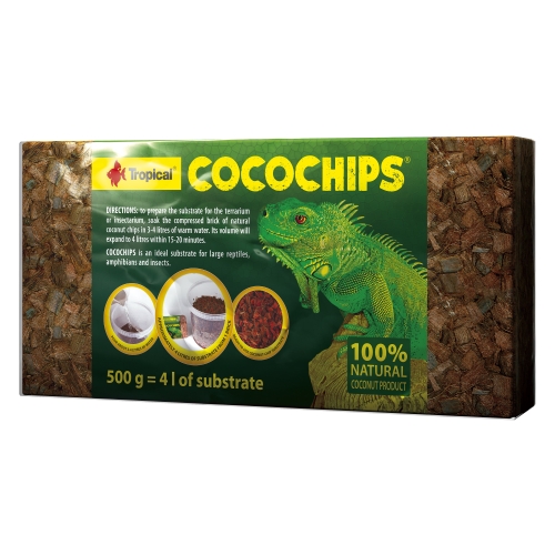Tropical reptiilide allapanu Cocochips 500 g