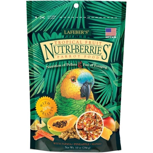 Nutri-Berries lindude täissööt Tropical Fruit Parrot 284 g