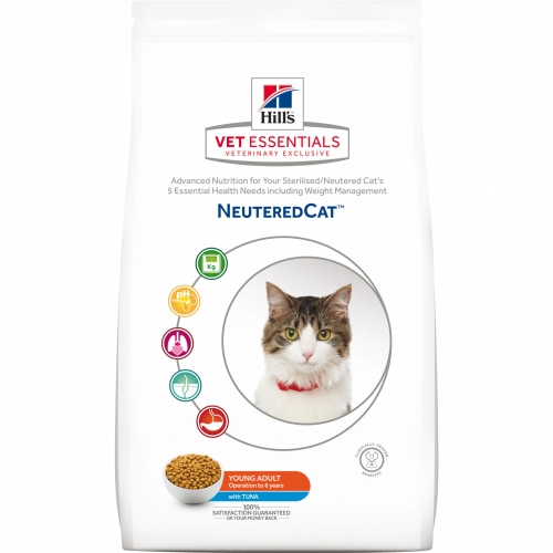 Hill's Vet Essentials Sterilized Young kassitoit tuunikalaga 1,5kg