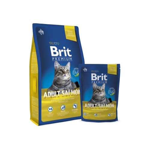 Brit Premium kassitoit lõhega 1,5 kg