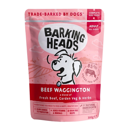 Barking Heads Beef Waggington einekotike, 300 g