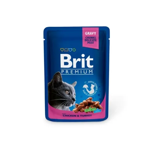 Brit Premium kassi einekotike, kana/kalkun kastmes, 100 g