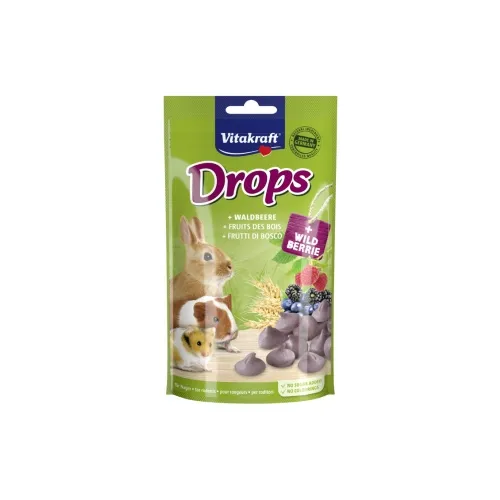 Vitakraft Drops väikelooma maius metsamarjaga, 75 g
