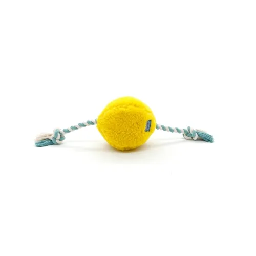 Resploot Juggles Tuffle koera mänguasi, 15 x 53 cm, kollane