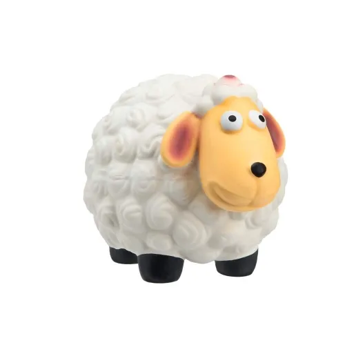 Little & Bigger koera mänguasi, lateksist lammas, 12,5 cm