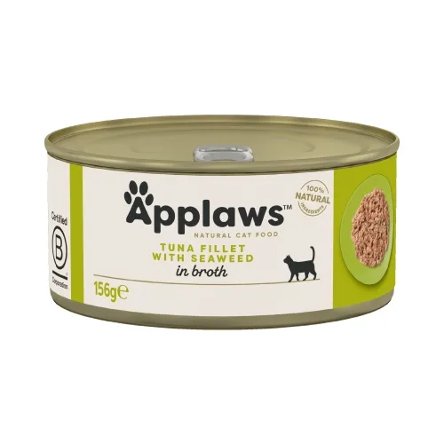 Applaws konserv kassidele, tuunikala ja vetikaga,156 g