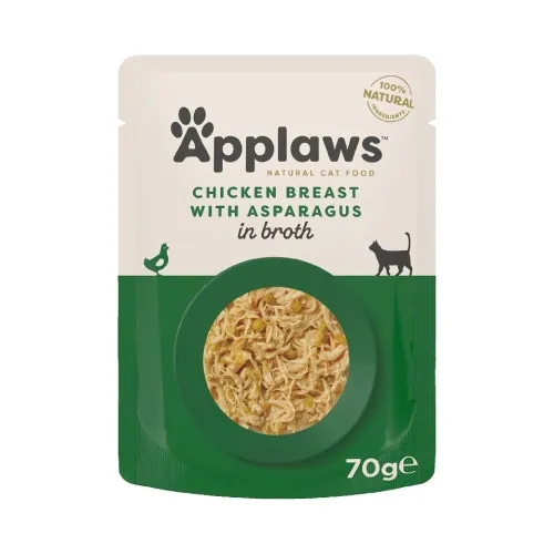 Applaws kassi einekotike, kana/spargel, 70 g