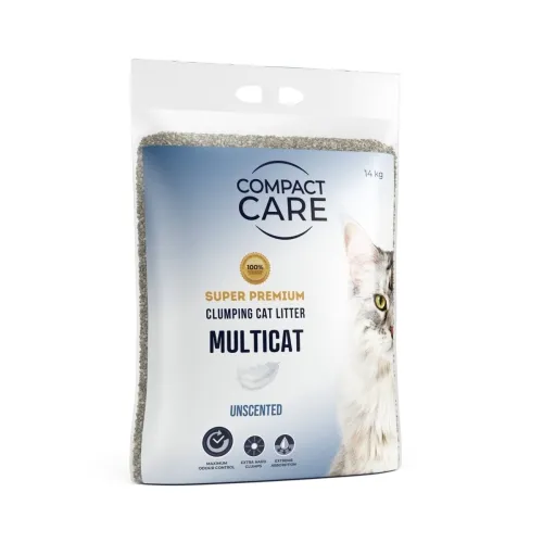 Compact Care lõhnatu kassiliiv, 14 kg
