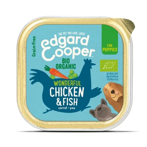 Edgard Cooper kutsikakonserv, kana/kala, 100 g