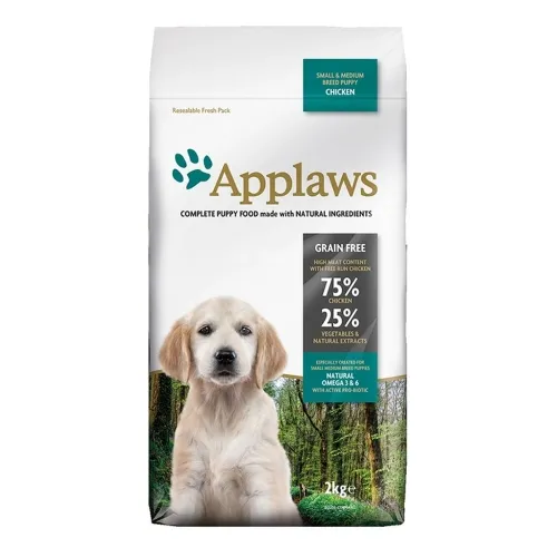 Applaws kutsikatoit väike/keskmine tõug, kanalihaga, 2 kg