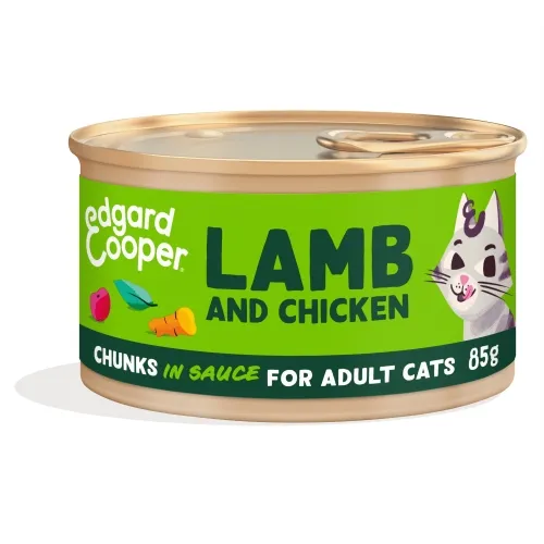 Edgard Cooper kassikonserv, lammas/kana, 85 g