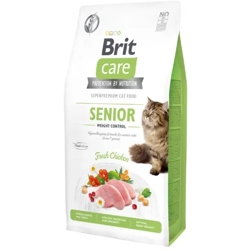 Brit Care Senior Weight Control kassi kuivtoit, 2 kg