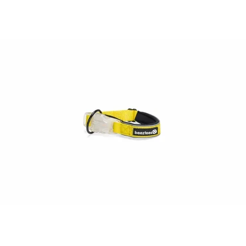 Beeztees koera kaelarihm LED + USB Parinca 50-55cm kollane