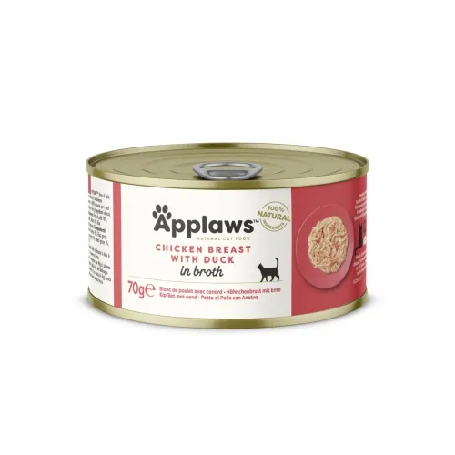 Applaws kassikonserv, kana/part, 70 g