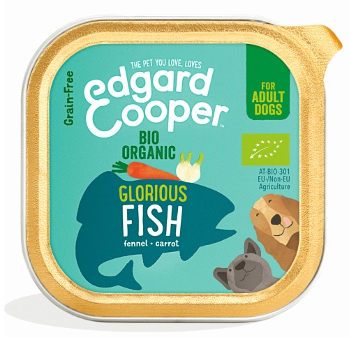 Edgard Cooper konserv koerale, orgaanilise kalaga 100 g