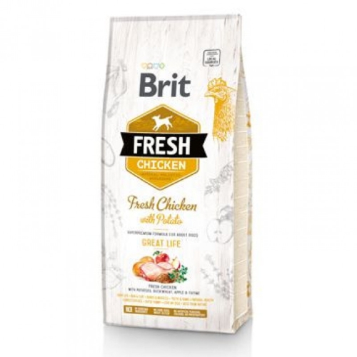 Brit Fresh koeratoit kana/kartul 12 kg