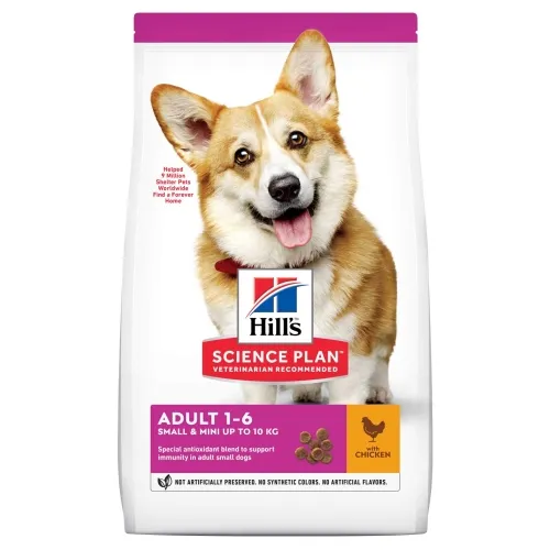 Hill's Science Plan koeratoit kanaga väikest kasvu koerale 6kg