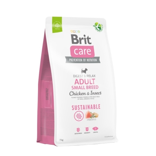Brit Care kuivtoit väikest tõugu koertele kana ja putukavalguga 7 kg