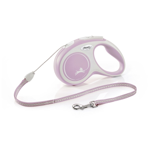 Flexi New Comfort nöörrihm M/8 m, heleroosa
