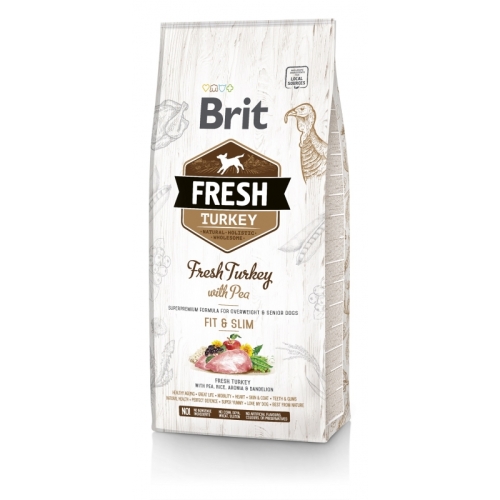 Brit Fresh Light koeratoit, kalkun/hernes 2,5 kg