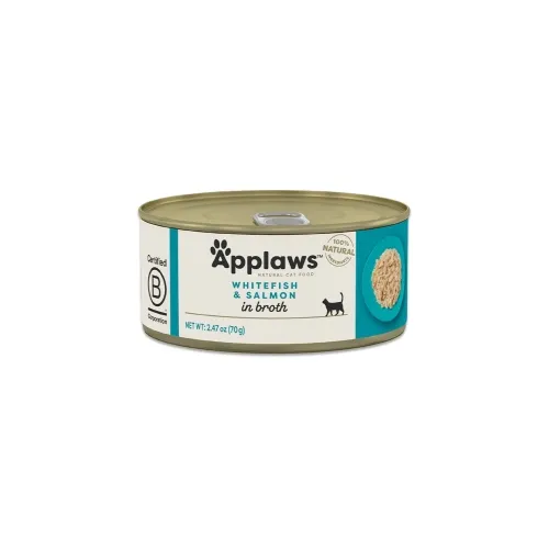 Applaws konserv kassidele, valgekala ja lõhega 6x70g