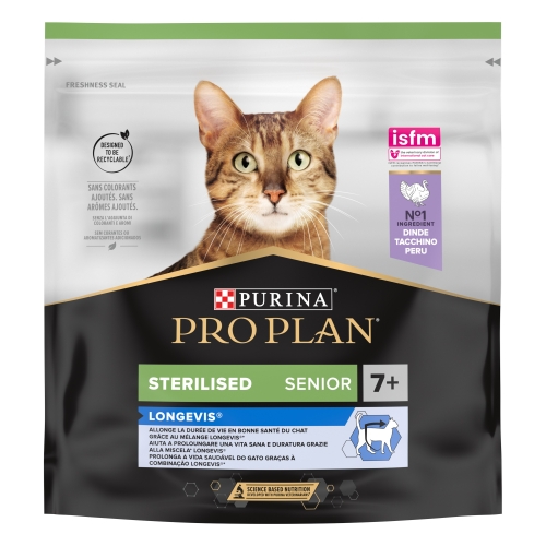 Purina PRO PLAN kassitoit LONGEVIS 7+, 400 g.