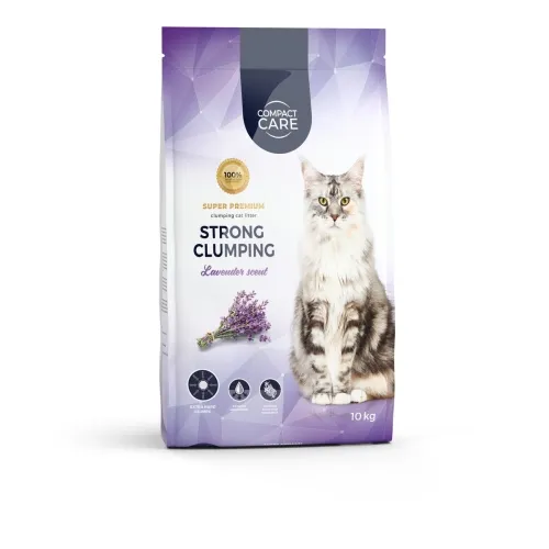 Compact Care Strong Clumping lavendlilõhnaline kassiliiv, 10 kg
