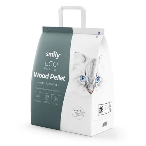 Smily Eco kassiliiv puidugraanulitega, 20 L