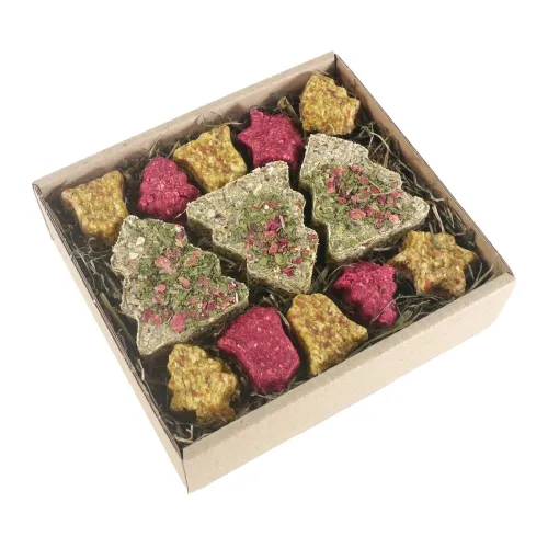 Rosewood Festive väikelooma jõulumaius, kandik küpsistega, 170 g