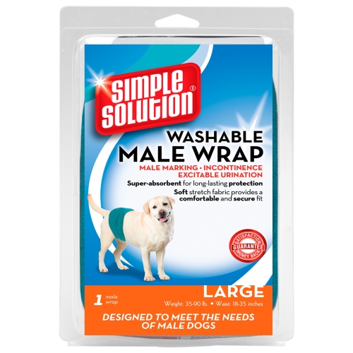 Simple Solution pestav mähe, isasele koerale L suurus, 1 tk