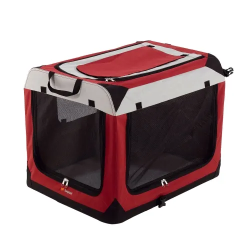 Ferplast Holiday 2 tekstiilpuur, 49 x 34 x 34 cm, punane