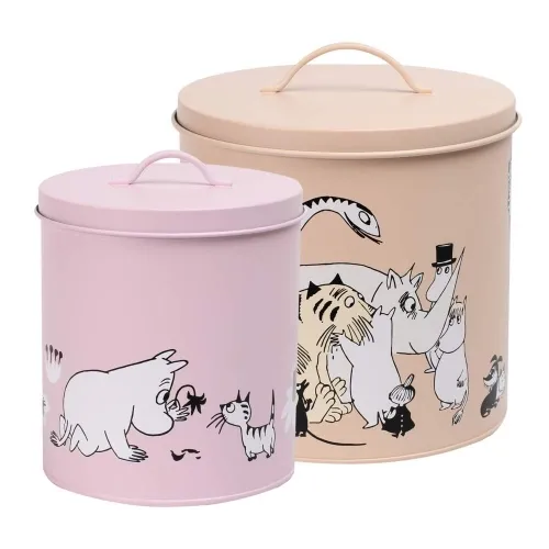 Moomin for Pets purkide komplekt 2 tk roosa/beež