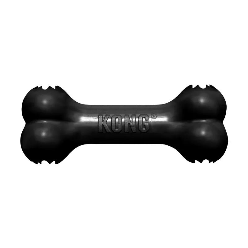KONG Extreme Goodie Bone närimismänguasi koertele M, must - Tootepilt 2