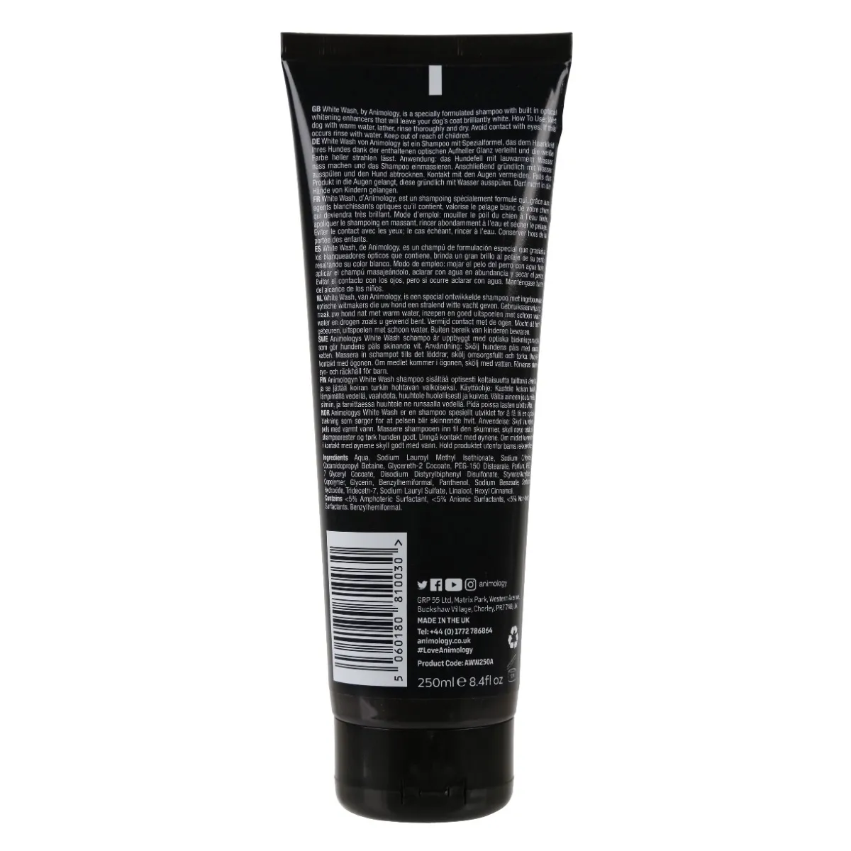 Animology White Wash šampoon koertele, 250 ml - Tootepilt 2