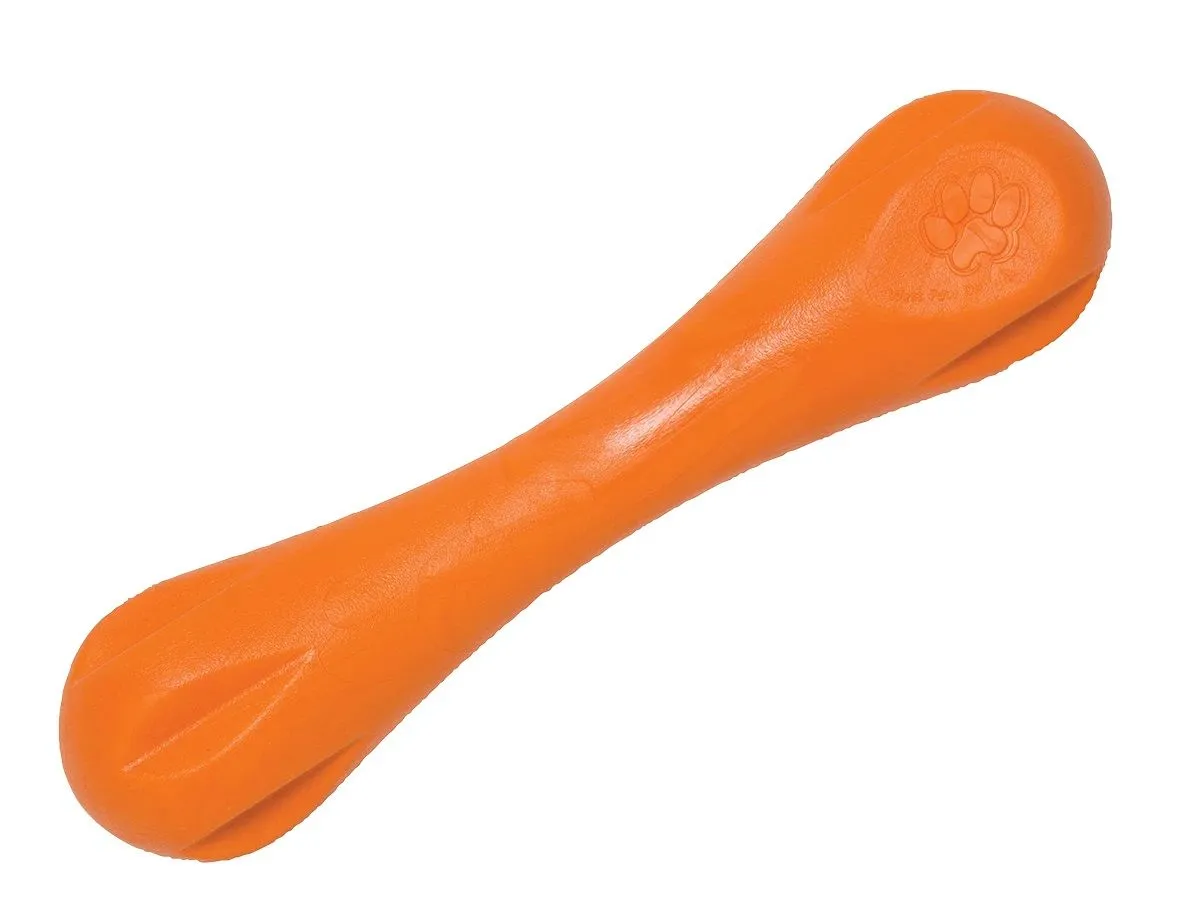 West Paw Hurley kummist mänguasi koertele 15,2 cm, oranž
