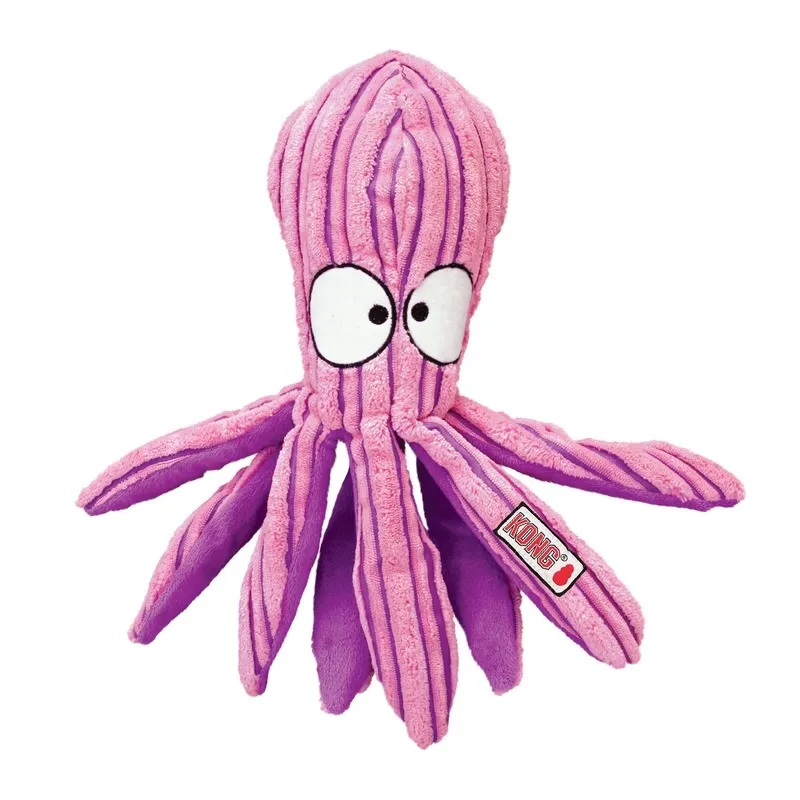 KONG Cuteseas Kaheksajalg, koera mänguasi, S, roosa - Tootepilt 2