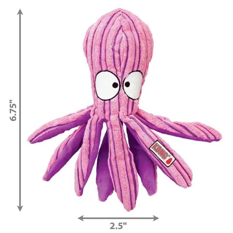 KONG Cuteseas Kaheksajalg, koera mänguasi, S, roosa - Tootepilt 4