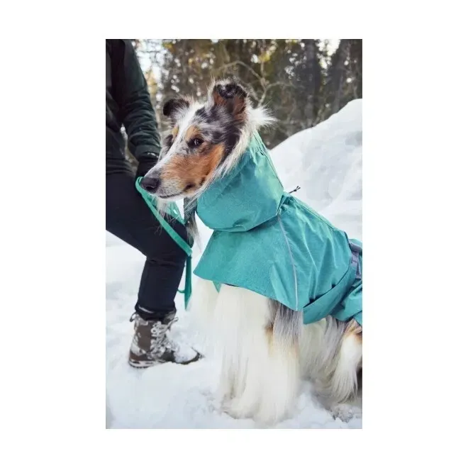 Hurtta Monsoon Coat II ECO vihmajope, 30, sinakasroheline - Tootepilt 4