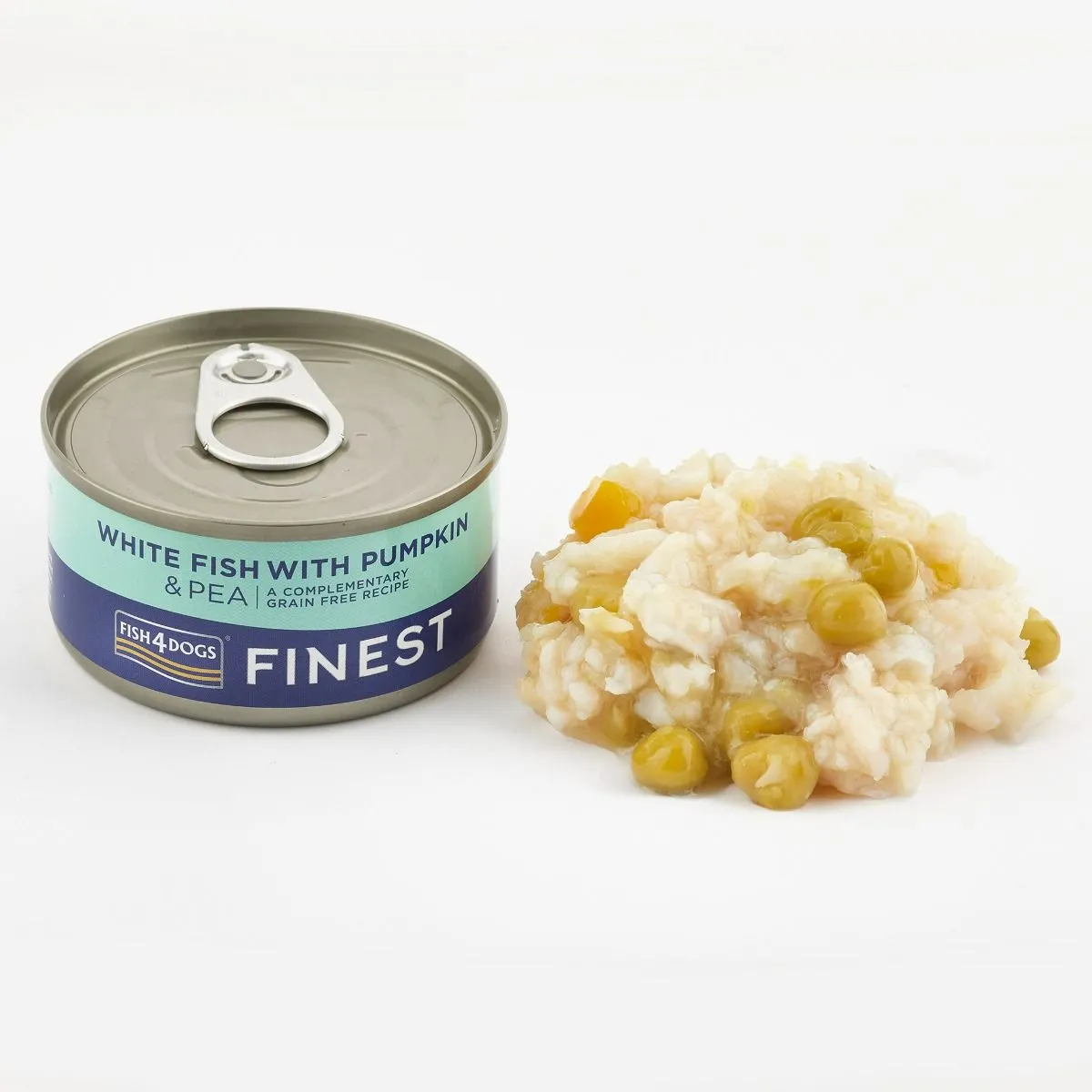 Fish4Dogs konserv koertele makrelli, kõrvitsa ja hernestega 85 g - Tootepilt 2