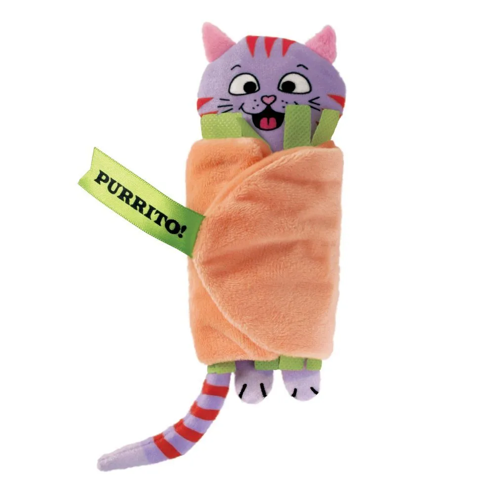 KONG Pull-A-Partz Purrito, mänguasi kassidele - Tootepilt 2