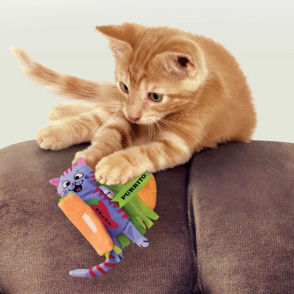 KONG Pull-A-Partz Purrito, mänguasi kassidele - Tootepilt 3