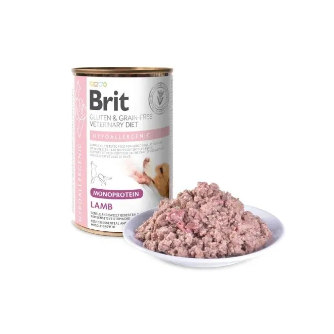 Brit GF Hypo Mono erisööt, konserv koerale, lammas, 400 g - Tootepilt 2