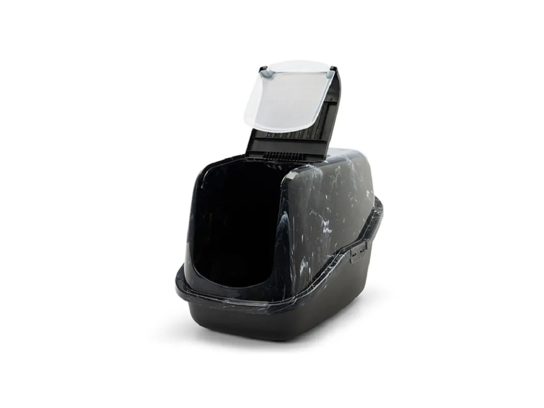 Savic Nestor Marble kassi liivakast 56 x 38,5 x 39 cm, must - Tootepilt 2