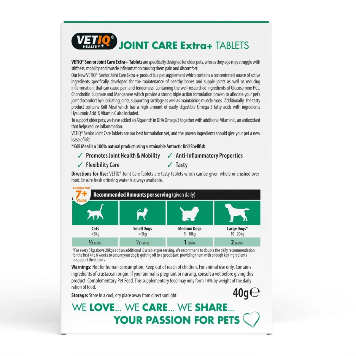 VETIQ seenior toidulisand N45 - Tootepilt 2