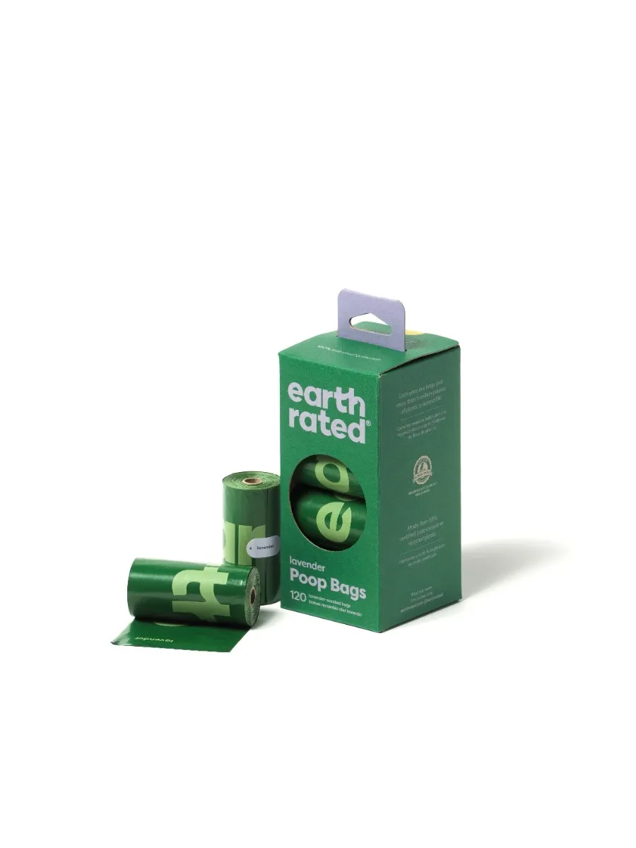 Earth Rated hügieenikotid 8x15 tk, lavendel - Tootepilt 2