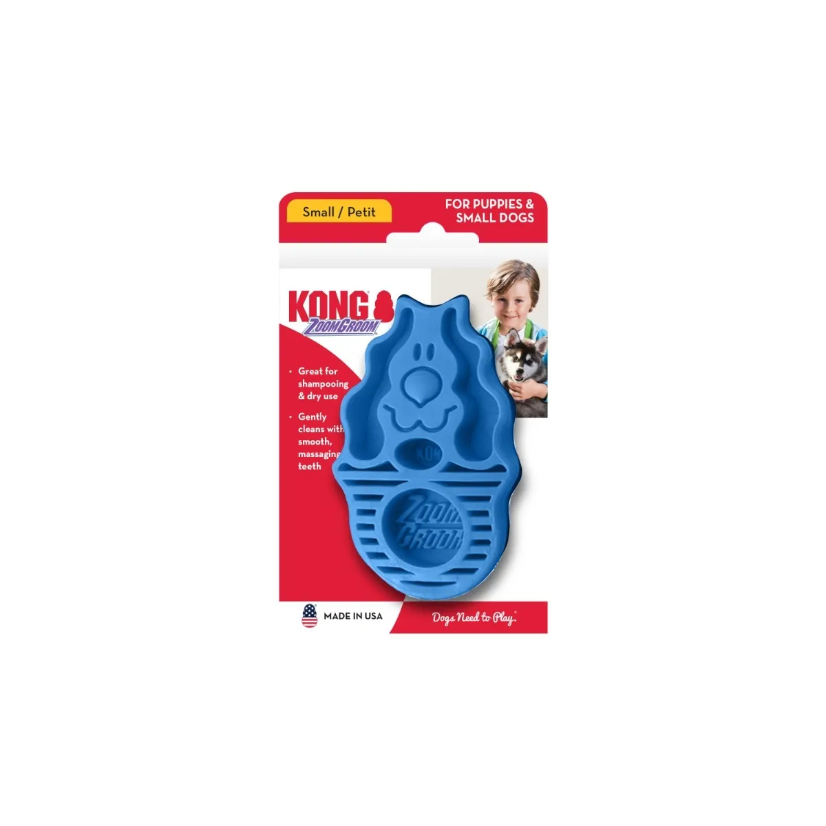 KONG Zoomgroom Boysenberry hari - Tootepilt 2