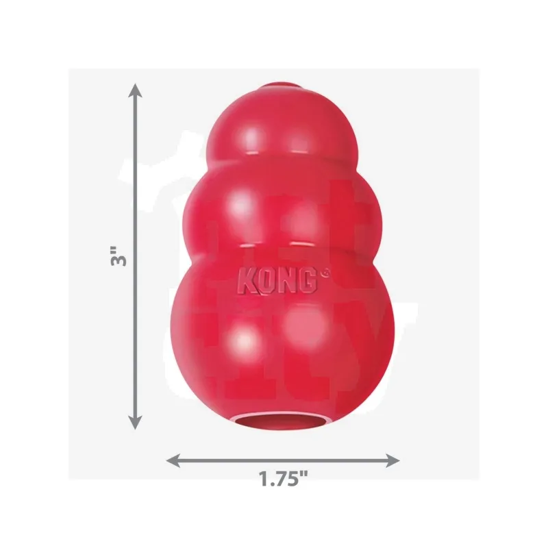 KONG Classic täidetav mänguasi, S, punane