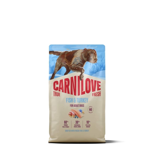CARNILOVE TF koera kuivtoit kala&kalkun 4kg