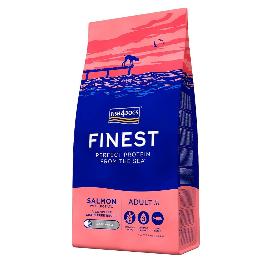 Fish4Dogs Large kuivtoit täiskasvanud koertele lõhega 1,5 kg - Tootepilt 4
