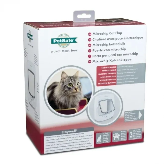 PetSafe Microchip Cat Flap kassiluuk, valge - Tootepilt 3